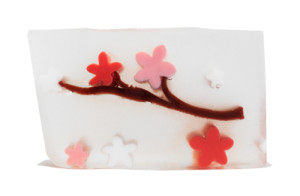 Japanese Cherry Blossom Soap by Basin White